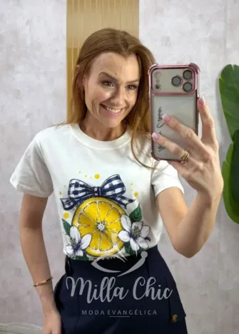 Milla Chic - Tshirt Limão Siciliano