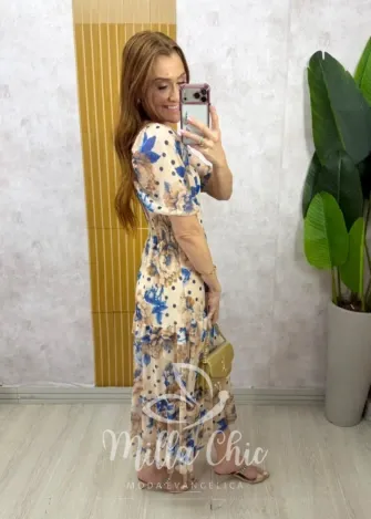 Milla Chic - Vestido Adriana em Tule Póa