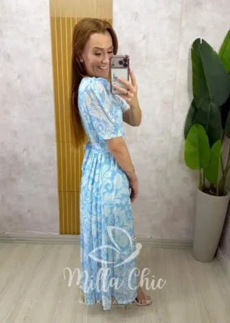 Milla Chic - Vestido Adriana em Tule Póa - Preto (cópia)