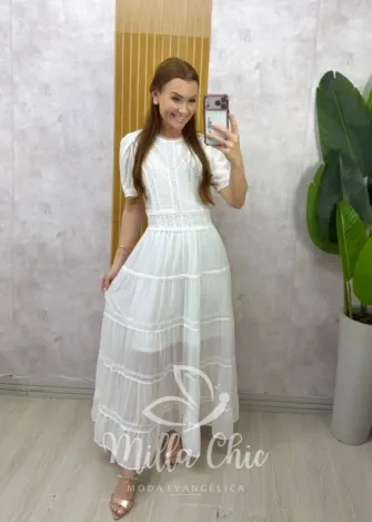 Milla Chic - Vestido Marisa - Branco