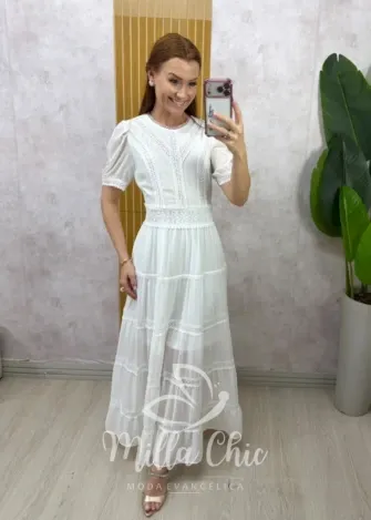 Milla Chic - Vestido Marisa - Branco