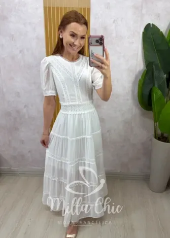 Milla Chic - Vestido Marisa - Branco
