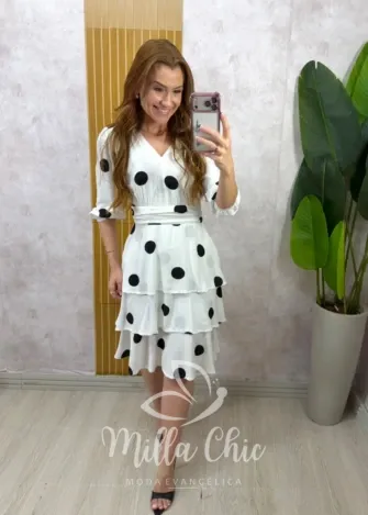 Milla Chic - Vestido Thaisa - Branco