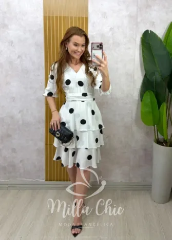 Milla Chic - Vestido Thaisa - Branco