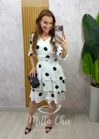 Milla Chic - Vestido Thaisa - Branco