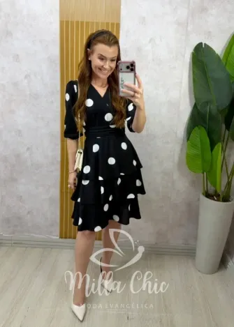 Milla Chic - Vestido Thaisa - Preto
