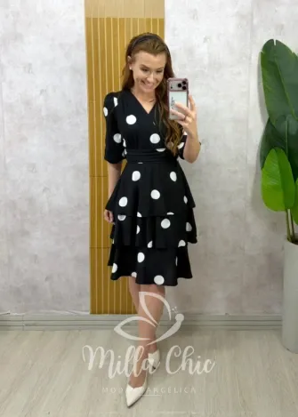 Milla Chic - Vestido Thaisa - Preto