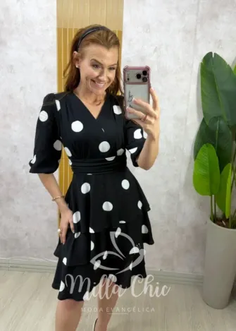 Milla Chic - Vestido Thaisa - Preto