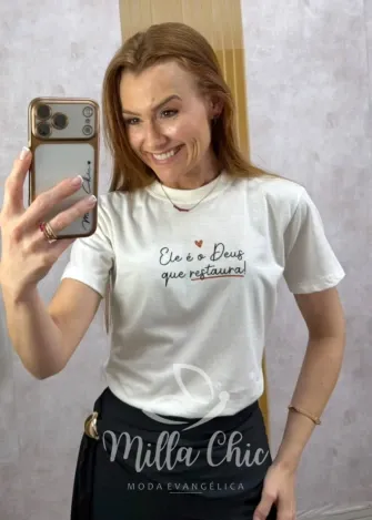 Milla Chic - Blusa Fátima - Manteiga (cópia)