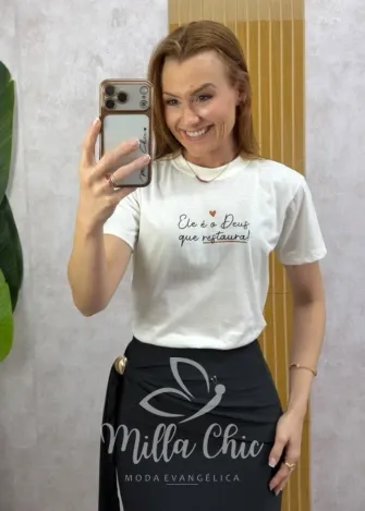 Milla Chic - Blusa Fátima - Manteiga (cópia)