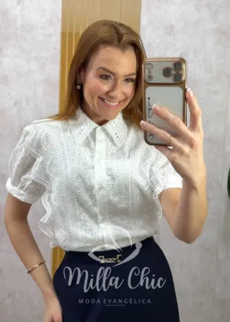 Milla Chic - Blusa Helô - Branca (cópia)