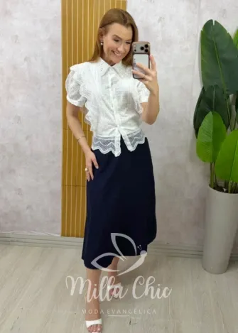 Milla Chic - Blusa Helô - Branca (cópia)