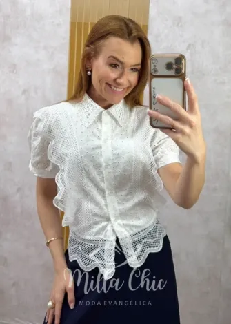 Milla Chic - Blusa Helô - Branca (cópia)