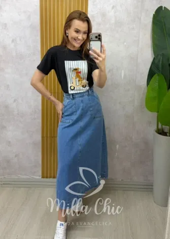 Milla Chic - Blusa Nataly - Marrom (cópia)