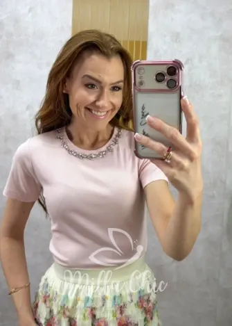 Milla Chic - Camisa Joice em Lesie algodão - Branca (cópia)