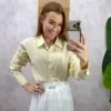 Milla Chic - Camisa Samanta 100% Linho - Branca (cópia)