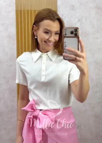 Milla Chic - Camisa Suzana ✨- Azul (cópia)