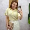 Milla Chic – Camisa Suzana ✨- Manteiga Milla Chic - Camisa Suzana ✨- Manteiga