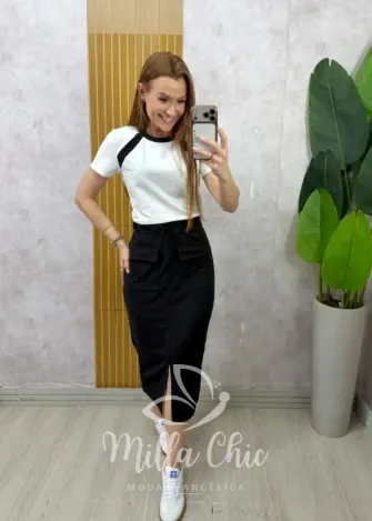 Milla Chic - Conjunto Geisa em Moletinho - Marrom (cópia)