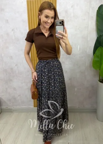 Milla Chic - Saia Alba - Preta