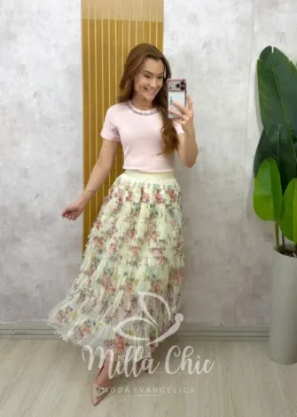 Milla Chic - Saia Florença em tule