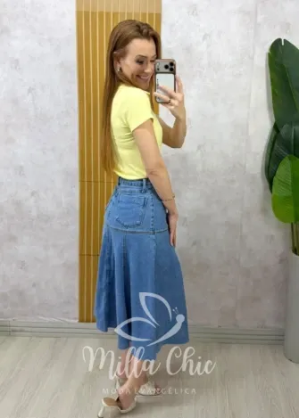 Milla Chic - Saia Jeans Sônia (cópia)