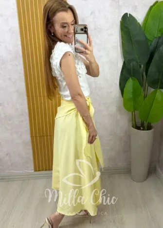 Milla Chic - Saia Mariana - Manteiga