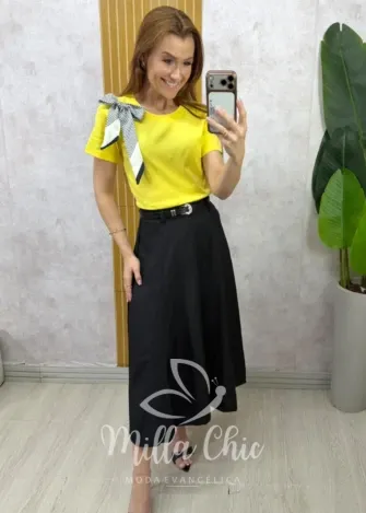 Milla Chic - Saia Marluci - Preta