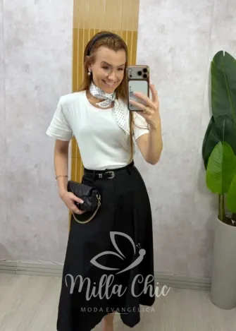 Milla Chic - Saia Marluci - Preta