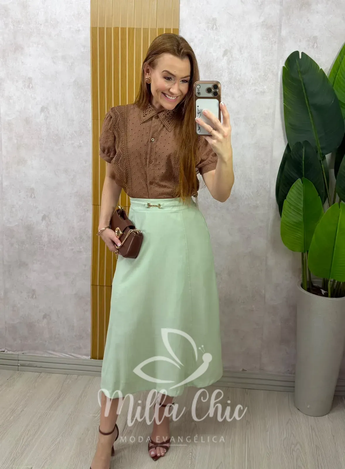 Milla Chic – Saia Naiara em Linho Milla Chic - Saia Naiara em Linho