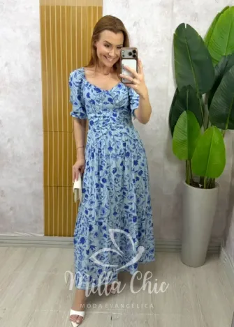 Milla Chic - Vestido Antonella em Guipper - Verde (cópia)