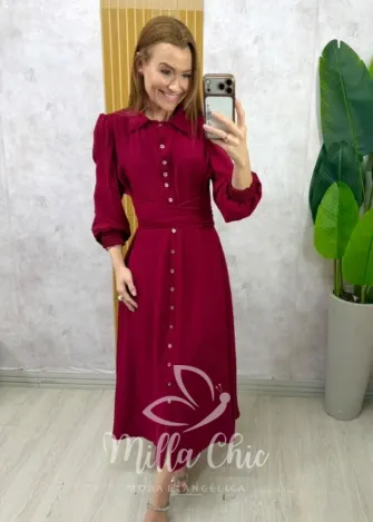 Milla Chic - Vestido Eleonor - Cereja