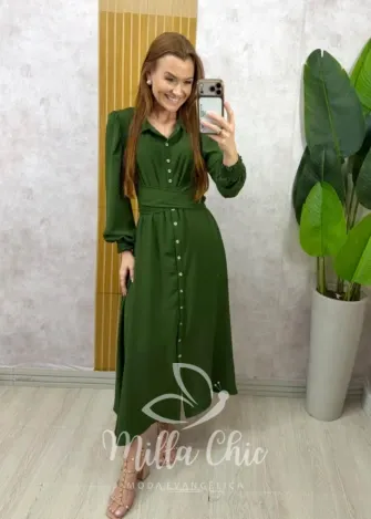 Milla Chic - Vestido Eleonor - Marrom (cópia)