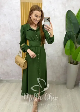 Milla Chic - Vestido Eleonor - Marrom (cópia)