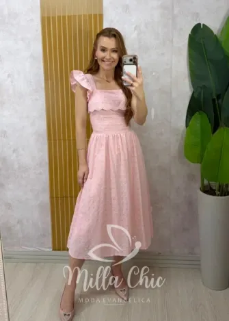 Milla Chic - Vestido Francielle - Manteiga (cópia)