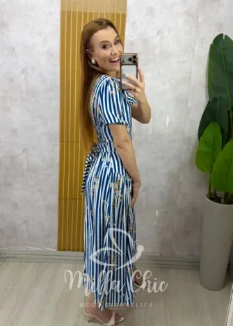 Milla Chic - Vestido Giovana - Azul