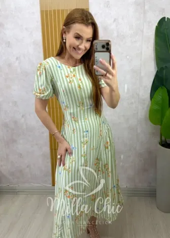 Milla Chic - Vestido Giovana - Verde