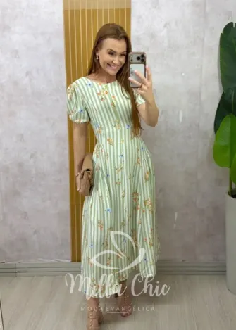 Milla Chic - Vestido Giovana - Verde
