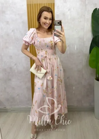Milla Chic - Vestido Idalina - Azul (cópia)