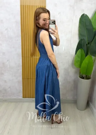 Milla Chic - Vestido Jeans Jaqueline