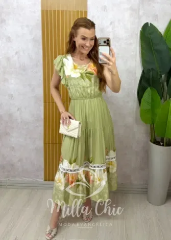 Milla Chic - Vestido Lígia - Verde