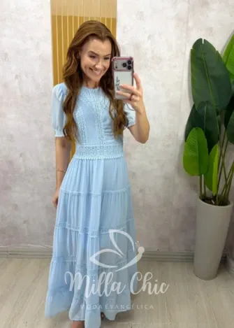 Milla Chic - Vestido Marisa - Azul