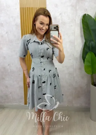 Milla Chic - Vestido Pietra - Preto