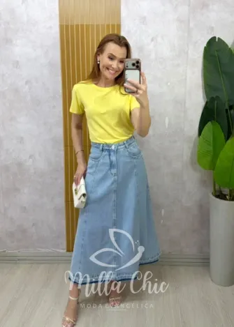 Milla Chic - Blusa Amora - Amarela