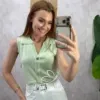 Milla Chic – Blusa Cecília — Tricô Modal com Poá e Renda Chantilly – Branca (cópia) Milla Chic - Blusa Cecília — Tricô Modal com Poá e Renda Chantilly - Branca (cópia)