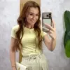 Milla Chic – Blusa Dayane – Manteiga Milla Chic - Blusa Dayane - Manteiga