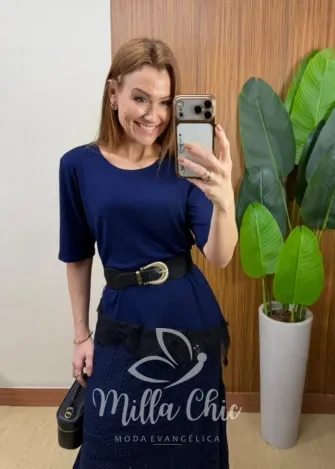 Milla Chic - Blusa Évora Assimétrica - Branca (cópia)