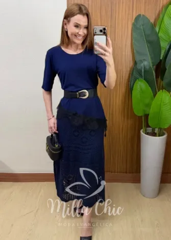 Milla Chic - Blusa Évora Assimétrica - Branca (cópia)