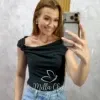 Milla Chic - Blusa Fabiana - Preta