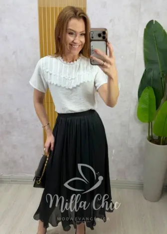 Milla Chic - Blusa Josiane 🤍 - Branca